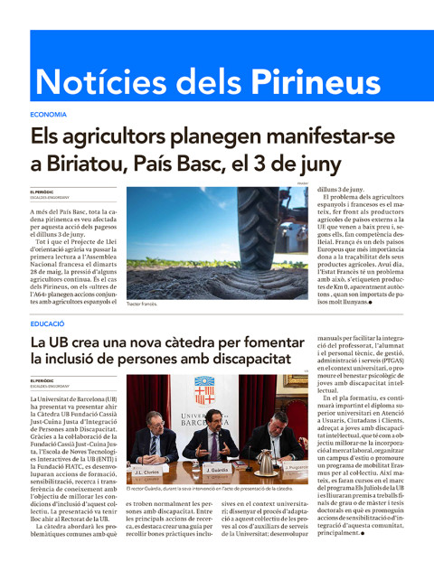Notícies dels Pirineus, 31.05.2024