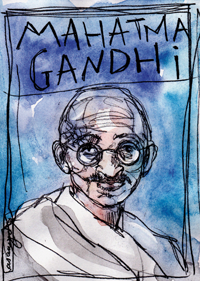 2 d'octubre de 1869. Neix Mahatma Ghandi.
