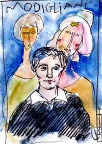 24 de gener de 1920. Mor Amadeo Modigliani, pintor italià.