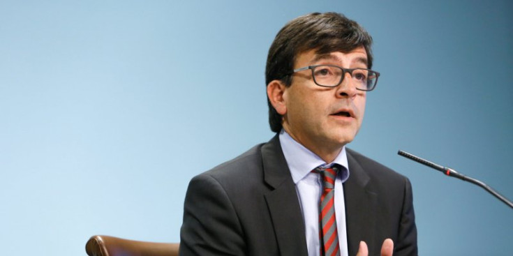 El ministre Jordi Cinca presenta el pressupost, dimecres passat.
