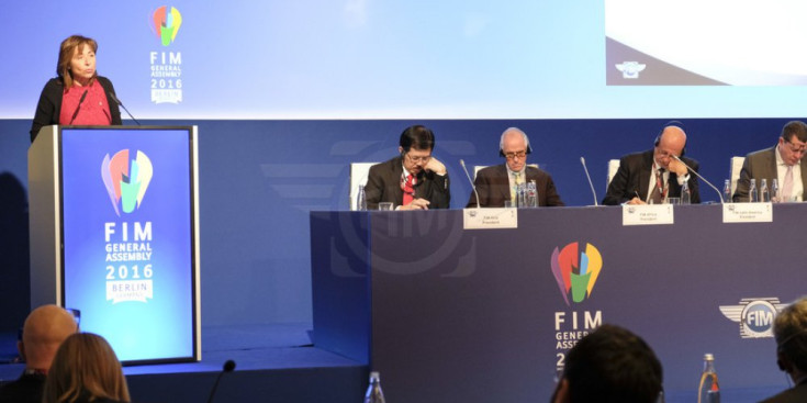 Conxita Marsol presentava ahir la capacitat organitzativa andorrana a l’assemblea general de la FIM.