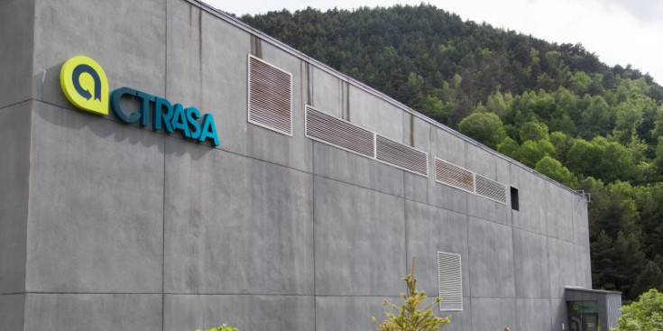 La planta d’incineració de residus del Centre de Tractament de Residus d’Andorra (Ctrasa), construïda a la Comella.