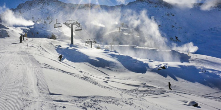 Una pista d'esquí del sector Arcalís