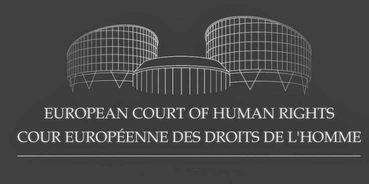 Cartell del Tribunal de Drets Humans.