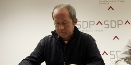 El coordinador del comitè local d’SDP, Delfí Roca.