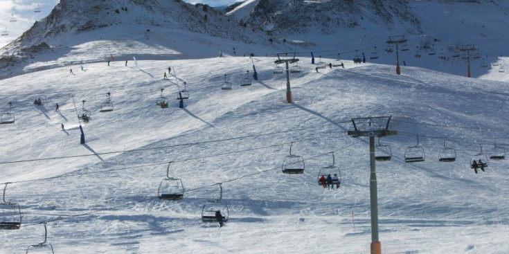 Imatge d’una de les pistes d’esquí del Pas de la Casa.