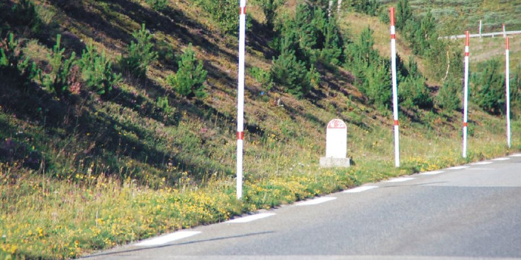 La carretera francesa d’accés a Andorra.