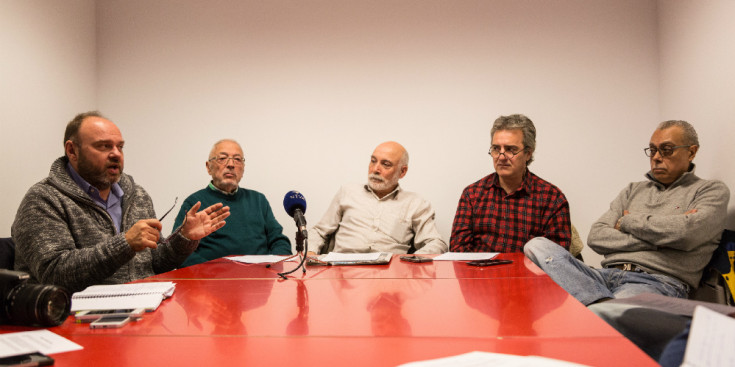 Els membres de Front Comú durant la presentació del projecte al desembre de l’any passat.