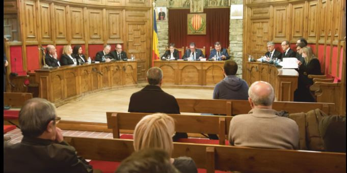 Una sessió de consell de Comú de Sant Julià de Lòria.