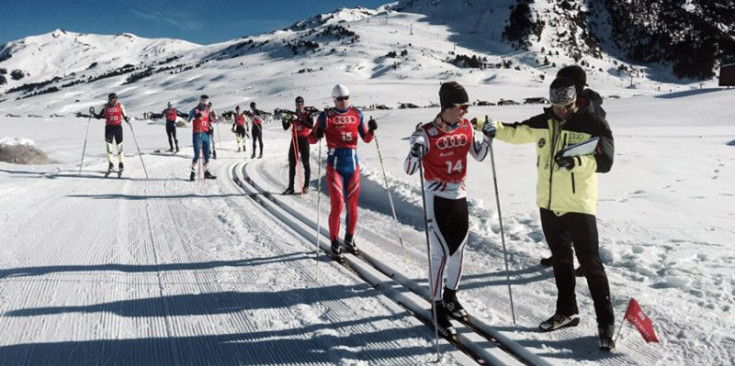 Competició d’esquí nòrdic al pla de Beret.