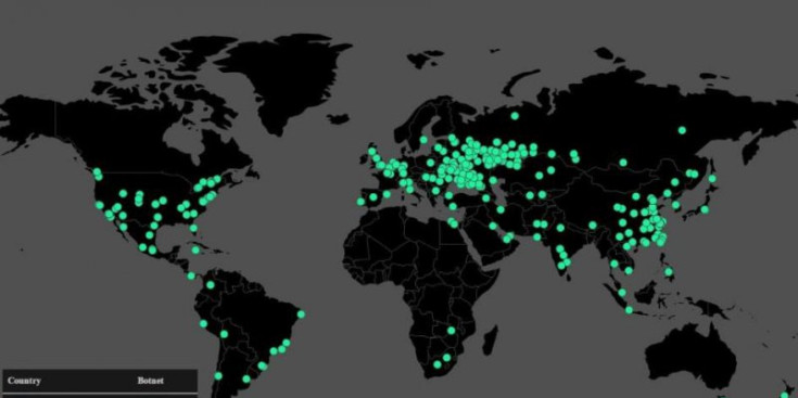 Un mapa mundial mostra l’afectació de l’atac hacker.