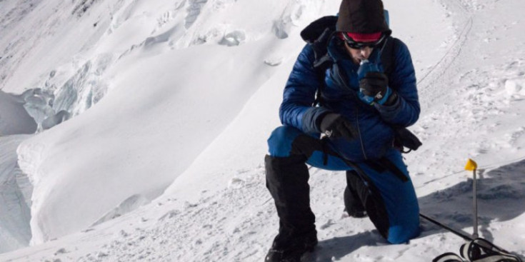 Kilian Jornet, a l’Everest.