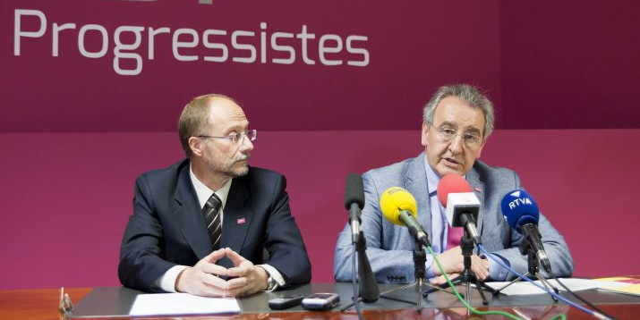Víctor Naudi i Jaume Bartumeu a la seu d’SDP.