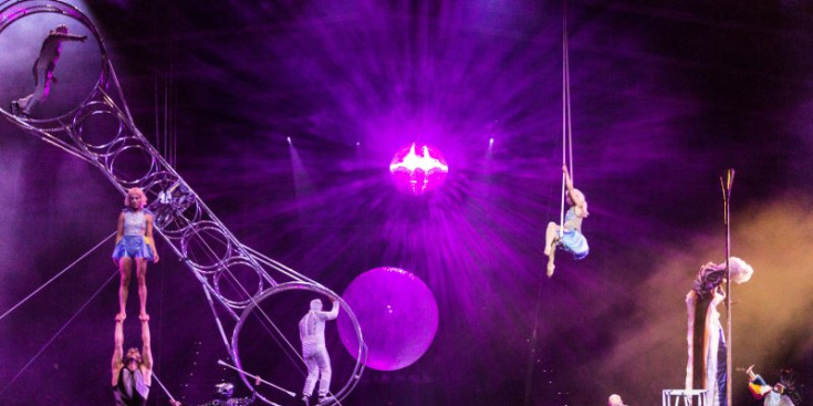 Un moment de l’espectacle del Cirque du Soleil.