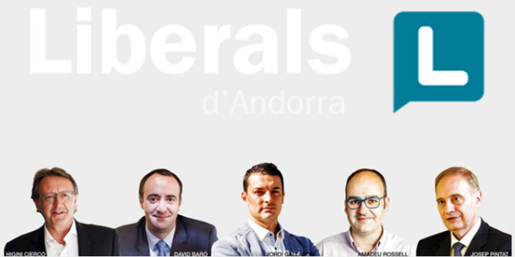 Els cinc candidats liberals a cap de Govern.