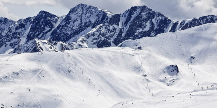 Una pista del domini esquiable de Grandvalira.
