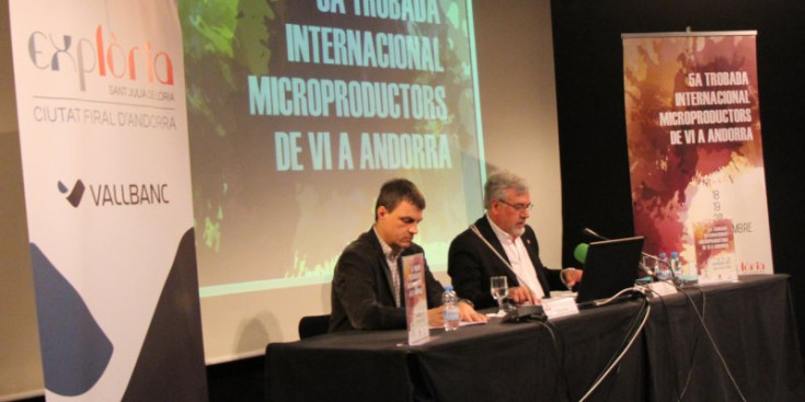 Vidal i Torres a la presentació de la cinquena edició, ahir