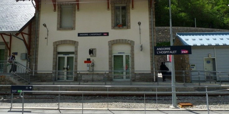 Estació SNCF d’Andorre l’Ospitalet (França), situada a poc més de 12 km del Pas de la Casa.
