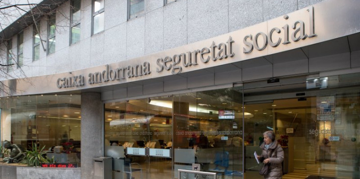 La façana de la Caixa Andorrana de Seguretat Social