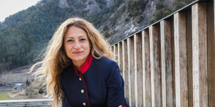 La presidenta del comitè parroquial de Liberals d’Andorra a Ordino, Isabel Orobitg.