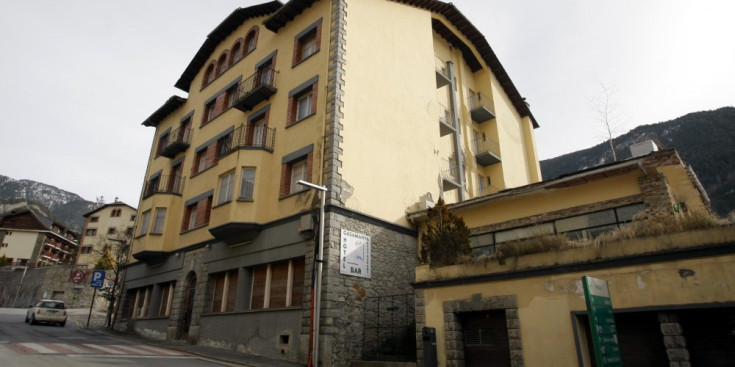 L'edifici de l'hotel Casamanya, a Ordino.