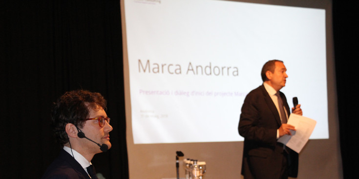El president de la Comissió Marca Andorra, Pere Augé.