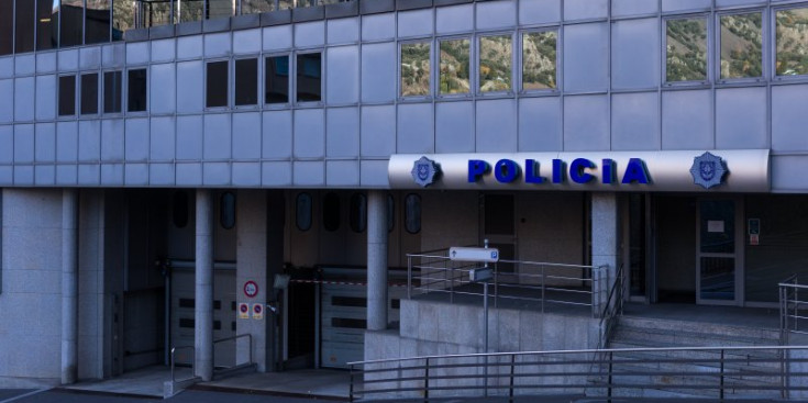 Façana de la seu de la Policia a Escaldes-Engordany.