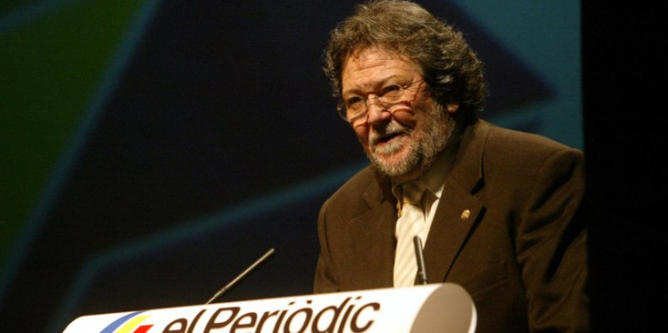 El periodista Josep Anton Rosell durant un acte al 2007.