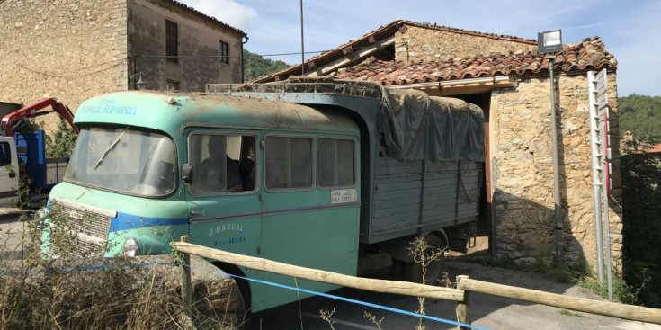 L’històric camió de la llet d’Arsèguel.