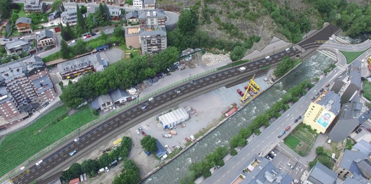 Imatge virtual del tram de la desviació de Sant Julià de Lòria que s'ha licitat aquest dimecres.