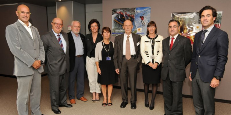 La reunió constitutiva del Grup d’Amistat Andorra-UE, el setembre del 2011.