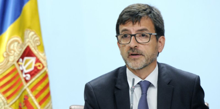 El ministre portaveu, Jordi Cinca, ahir.