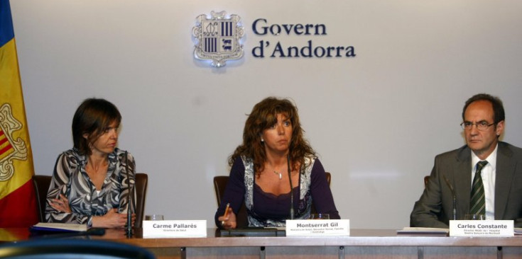 Gil en una roda de premsa al Govern el 2009.