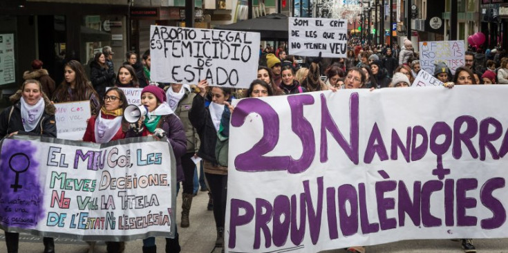 a manifestació del passat 25-N, Dia Internacional de l’Eliminació de la Violència contra la Dona.