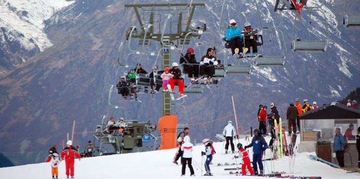 Esquiadors a Baqueira Beret.