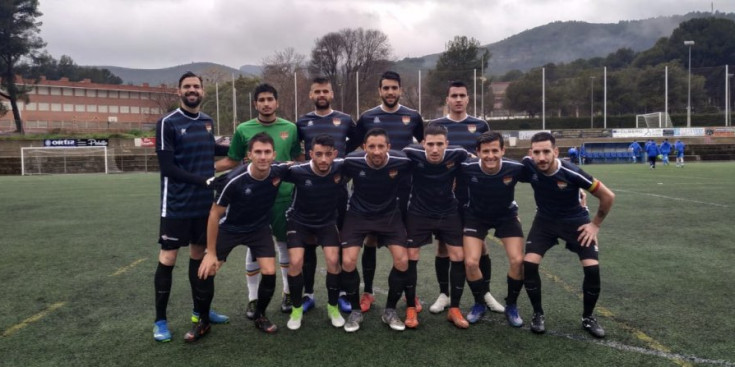 Onze titular de l'FC Andorra contra el Vista Alegre.