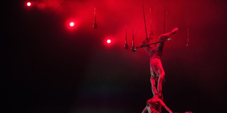Un número acrobàtic de ‘Diva’, l’espectacle que el Cirque du Soleil va portar l’any passat a Andorra.