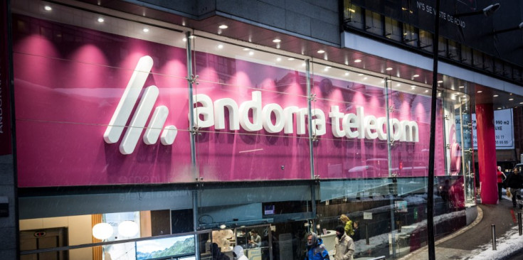 La seu comercial d'Andorra Telecom.
