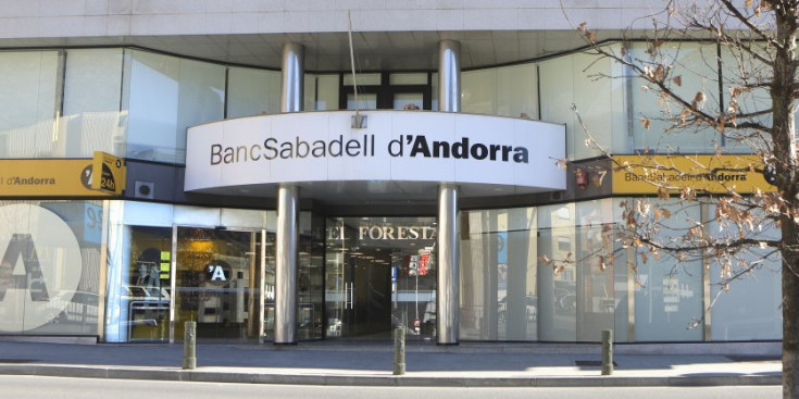 La façana de la seu del BancSabadell d’Andorra.