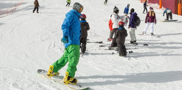 Esquiadors a Arinsal.