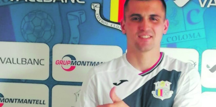 Txus Rubio, nou jugador del Vallbanc FC Santa Coloma.