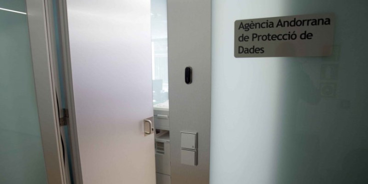 Entrada de l'Agència Andorra de Protecció de Dades.