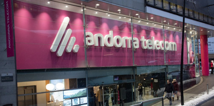 La seu comercial d’Andorra Telecom.
