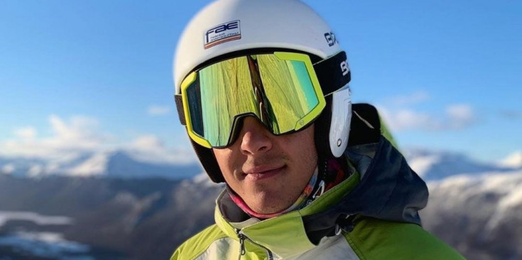 L’esquiador Àlex Rius a Cerro Castor.