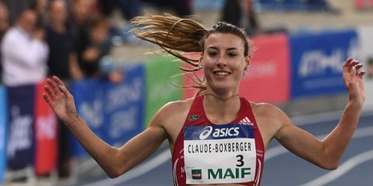 Ophélie-Claude Boxberger, durant una competició a França.