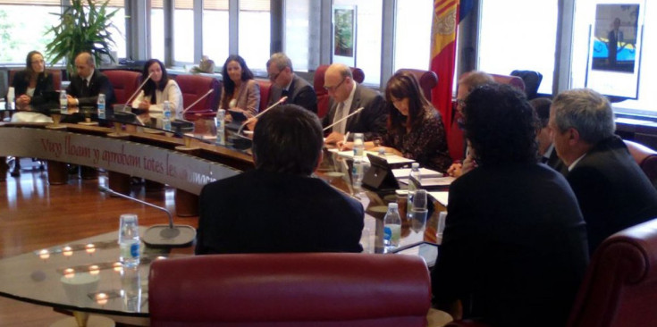 La sessió extraordinària del consell de Comú de Canillo, celebrada aquest dimecres.