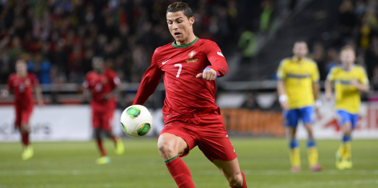 Cristiano Ronaldo amb la samarreta de la selecció de Portugal.