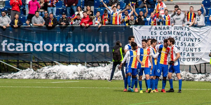 L'FC Andorra, aquesta temporada.