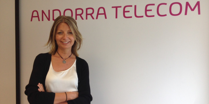 Inés Martí, Responsable de Comunicació, Premsa i Imatge Corporativa d'Andorra Telecom.