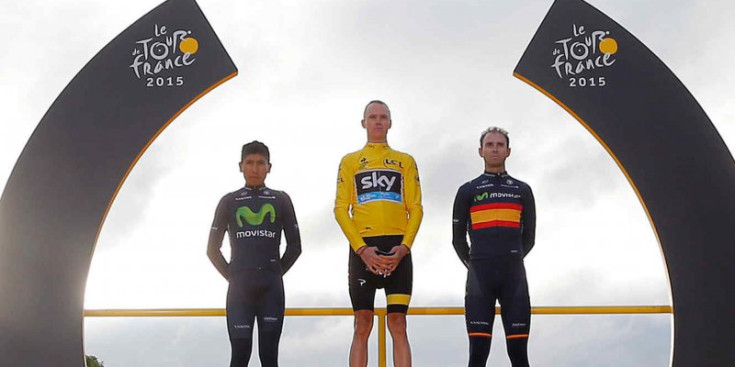 El podi del passat Tour de França, amb Froome, Quintana i Valverde, serà a la Vuelta.